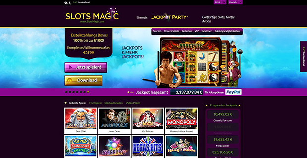 casino slots that takes paypal